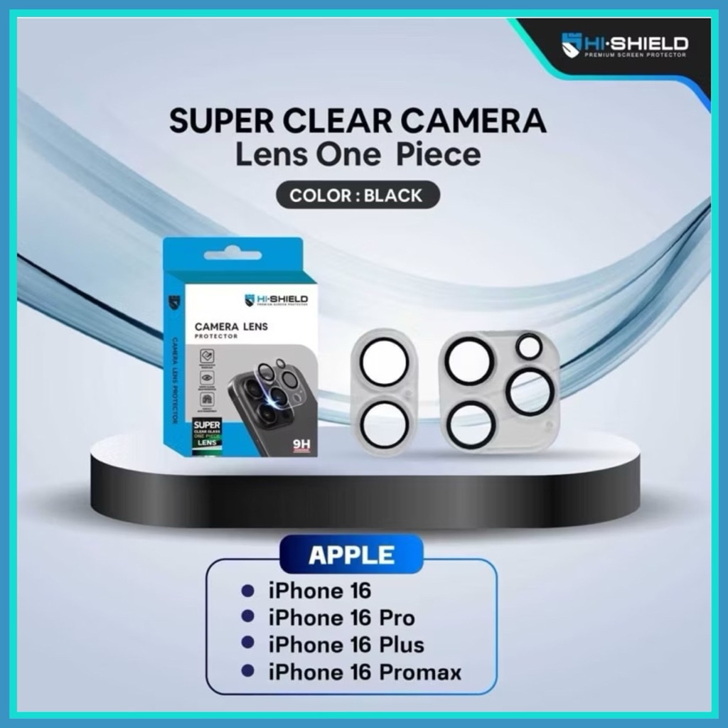 กระจกเลนส์กล้องใส (เลนส์ Super ใส) I Phone 16, I Phone 16 Pro, I Phone 16 Plus, IPhone 16 Pro Max ยี