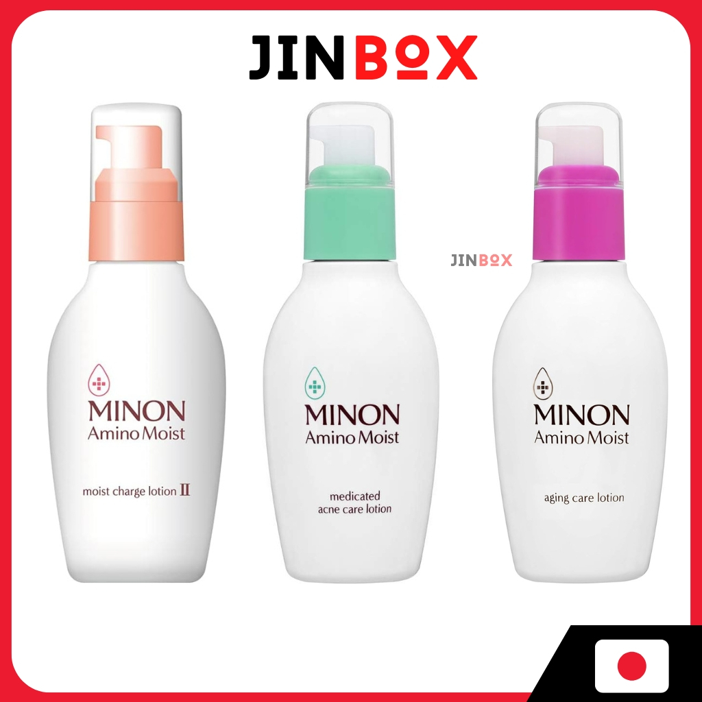 Minon Amino Moist Lotion (Toner) 150mL สำหรับผิวแพ้ง่าย - Moist Charge/ Ance Care/Aging Care Lotion