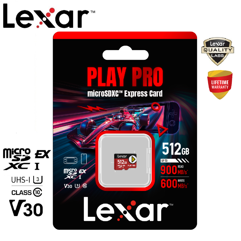 Lexar 512GB Play PRO Micro SDXC Express