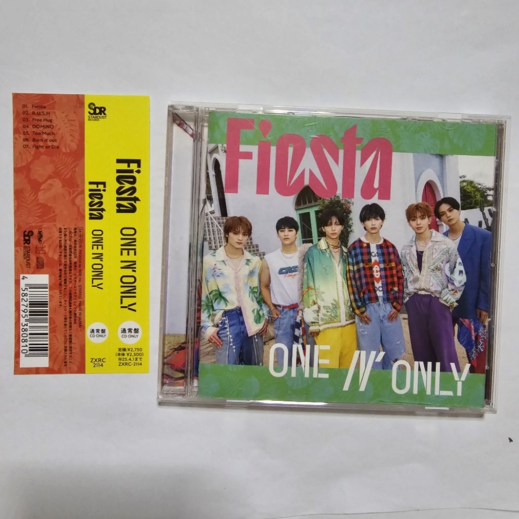 ONE N' ONLY - Fiesta (CD) แกะแล้ว สภาพดี ไม่มีการ์ด