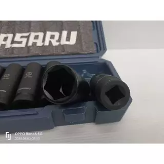MASARU ชุดลูกบล็อก 💥รุ่นใหม่ล่าสุด💥 SADW-200 1/2 นิ้ว 10 ชิ้น มีขนาด: 10, 12, 13, 14, 15 ,17, 19, 21, 22, 24 มม. ของแท้