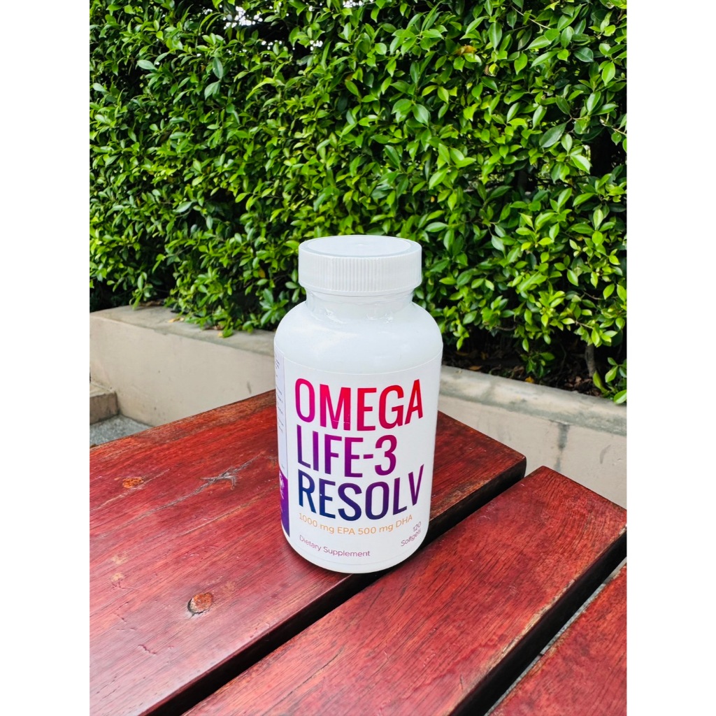 Omega life 3 Resolv Unicity โอเมก้า น้ำมันปลาบริสุทธิ์ สินค้านอก #Expire 2027
