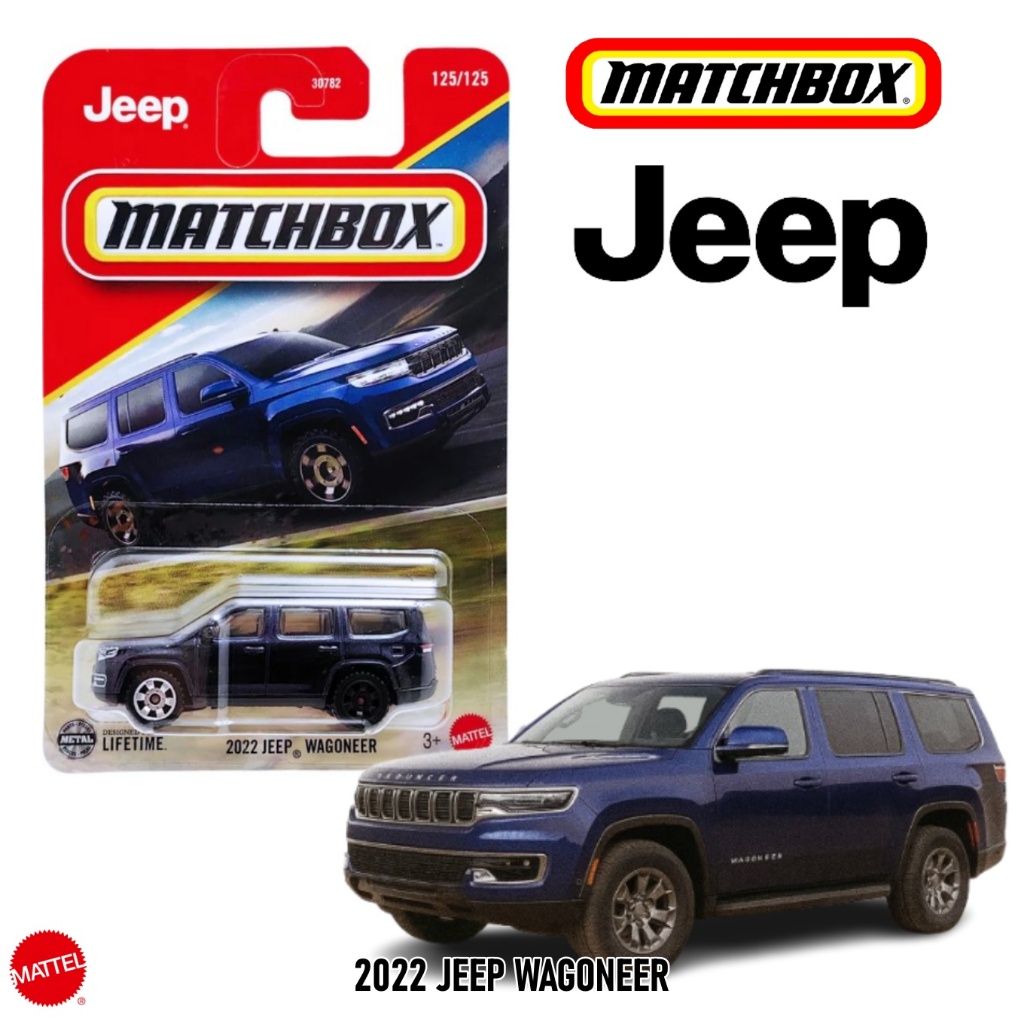 MATCHBOX : รุ่น 2022 JEEP WAGONEER โมเดลรถเหล็ก ของเล่น ของสะสม ลิขสิทธิ์แท้ (ในร้านมีให้เลือกมากกว่า500แบบ) MB2D5