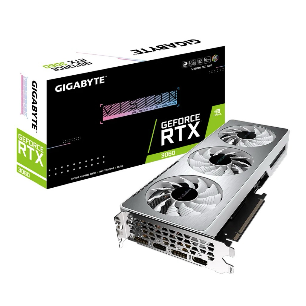 GIGABYTE RTX 3060 VISION OC 12G - 12GB GDDR6