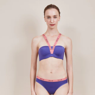 ELLE lingerie Molded bra ยกทรงรูปแบบครึ่งเต้าสายบ่าดีไซน์ไขว้ด้านหน้า - LB4615