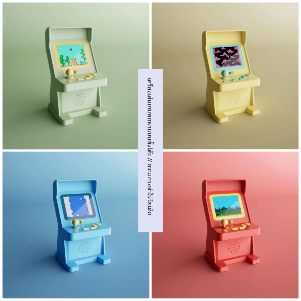 เครื่องเกมพกพา SUP 400ใน1 เกมบอย gameboy เกมกด เกมส์ยุค90 Arcade Game จอสี ของขวัญ ราคาถูก