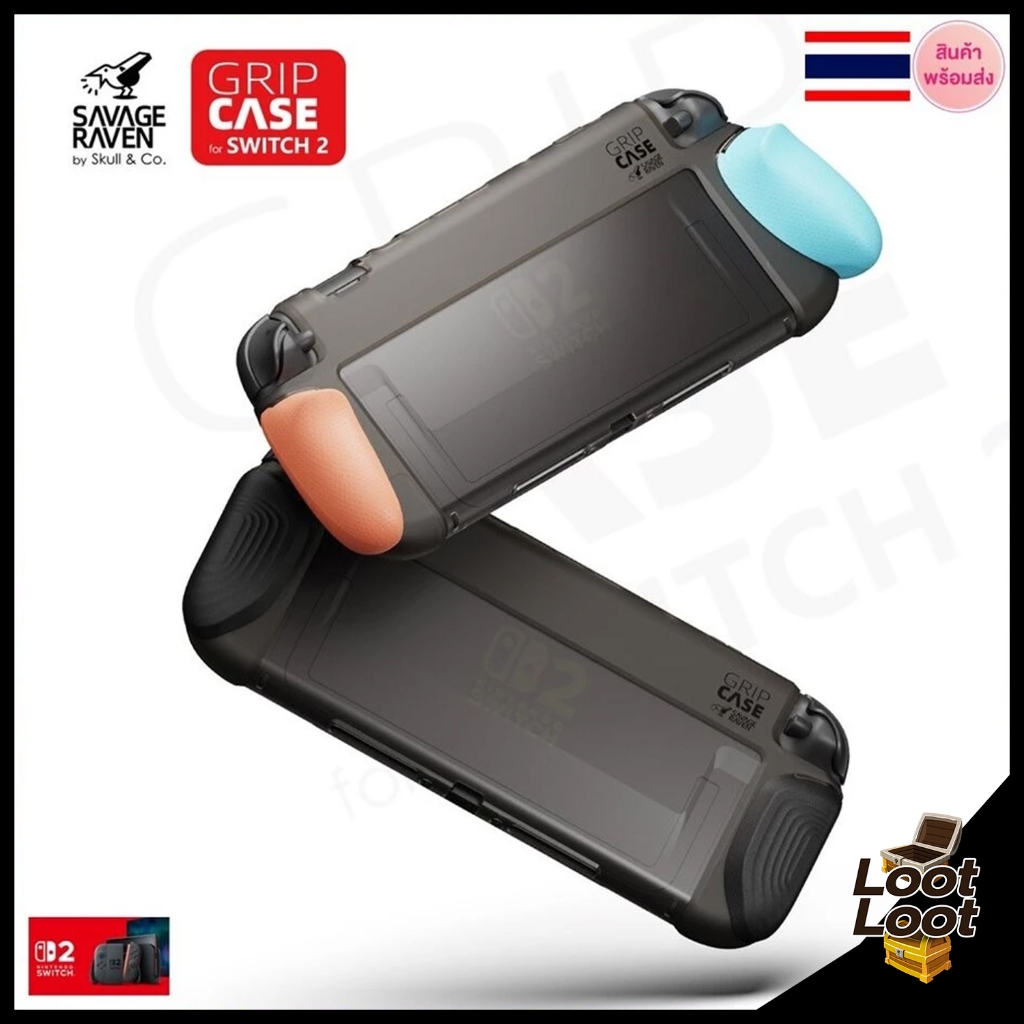 Savage Raven by Skull & Co. GripCase for Nintendo Switch 2 (รุ่นปี 2025)