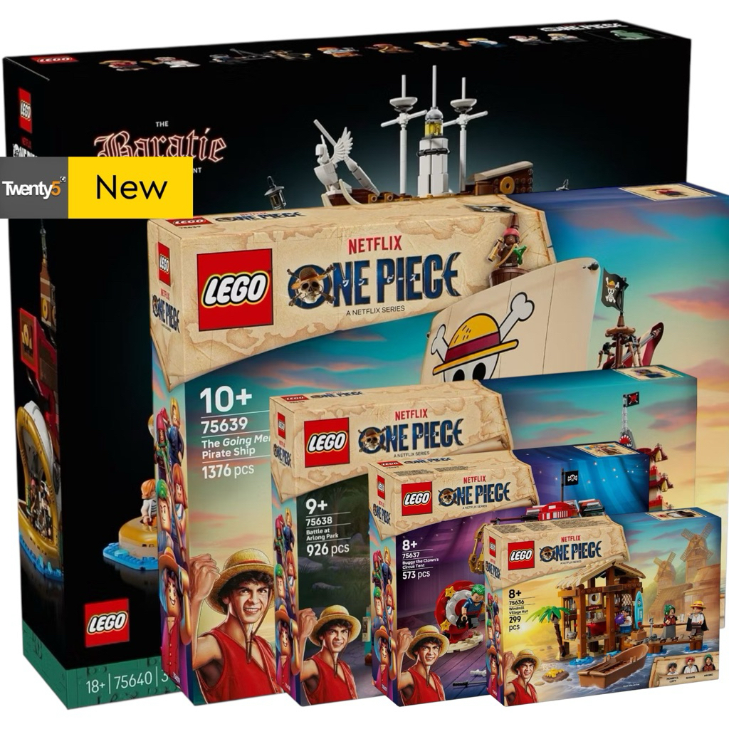(พร้อมส่ง) Lego One Piece Complete set 75636 75637 75638 75639 75640