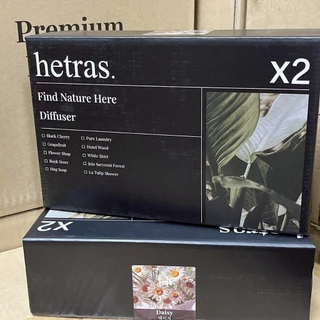 (🌼แท้ / พร้อมส่ง 🌼) Hetras Premium Diffuser ก้านไม้หอมแบมแบม (แพ็คคู่ 2 ขวด)