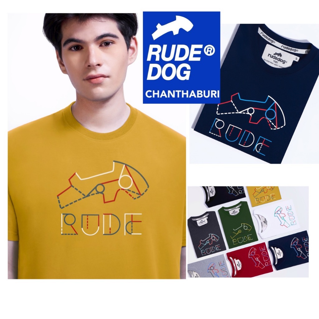 Rudedog เสื้อยืด รุ่น Artlab เสื้อยืดผู้ชาย