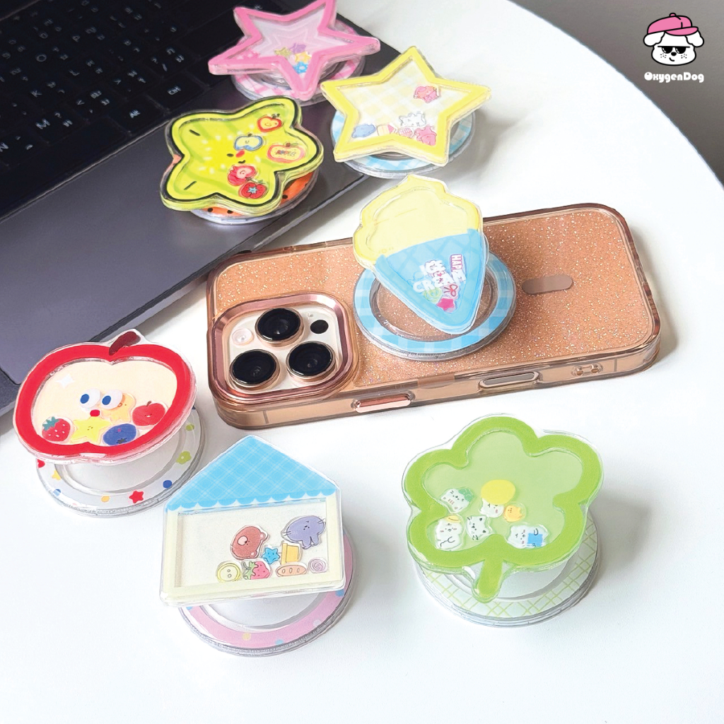 Oxygendog giptok แม่เหล็ก ลายการ์ตูน BB For iphone และเคสมือถือทุกรุ่น ที่เป็นแม่เหล็ก - รูปที่ 4