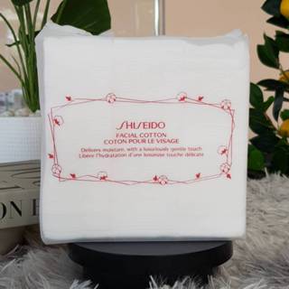 สำลี Shiseido Facial Cotton 165 แผ่น 80g สำลี เช็ดหน้า
