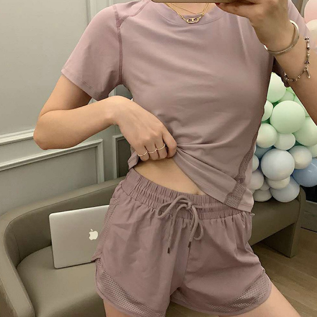 ชุดออกกำลังกายผู้หญิง กีฬา โยคะ วิ่ง พร้อมส่ง ชุดเซต&แยกขาย (เสื้ิอ~กางเกง) ราคา ถูกที่สุด ดีลบีเคเค แกลเลอรีภาพที่ 3