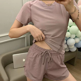 ชุดออกกำลังกายผู้หญิง กีฬา โยคะ วิ่ง พร้อมส่ง ชุดเซต&แยกขาย (เสื้ิอ~กางเกง)