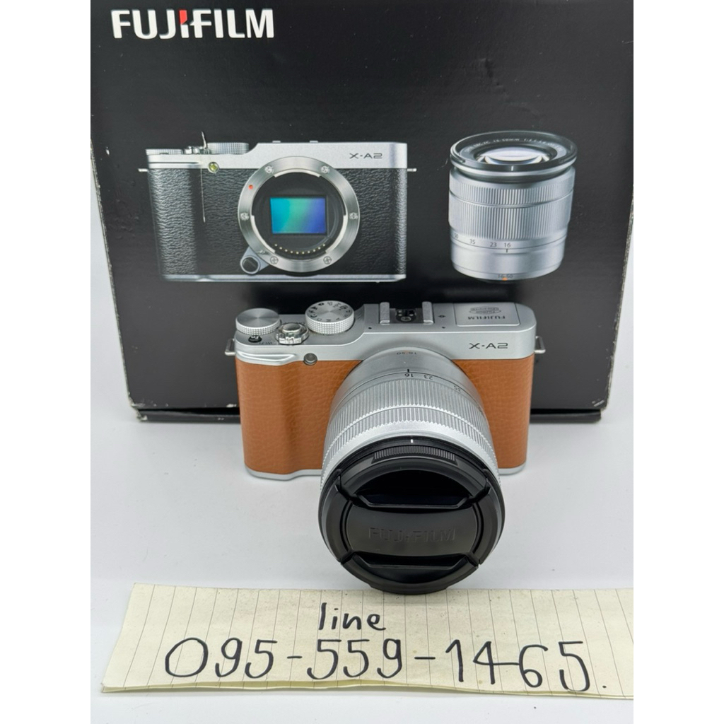 กล้อง fuji xa2 ติดเลนส์ 16-50 เซลฟี่ wifi สภาพสวย