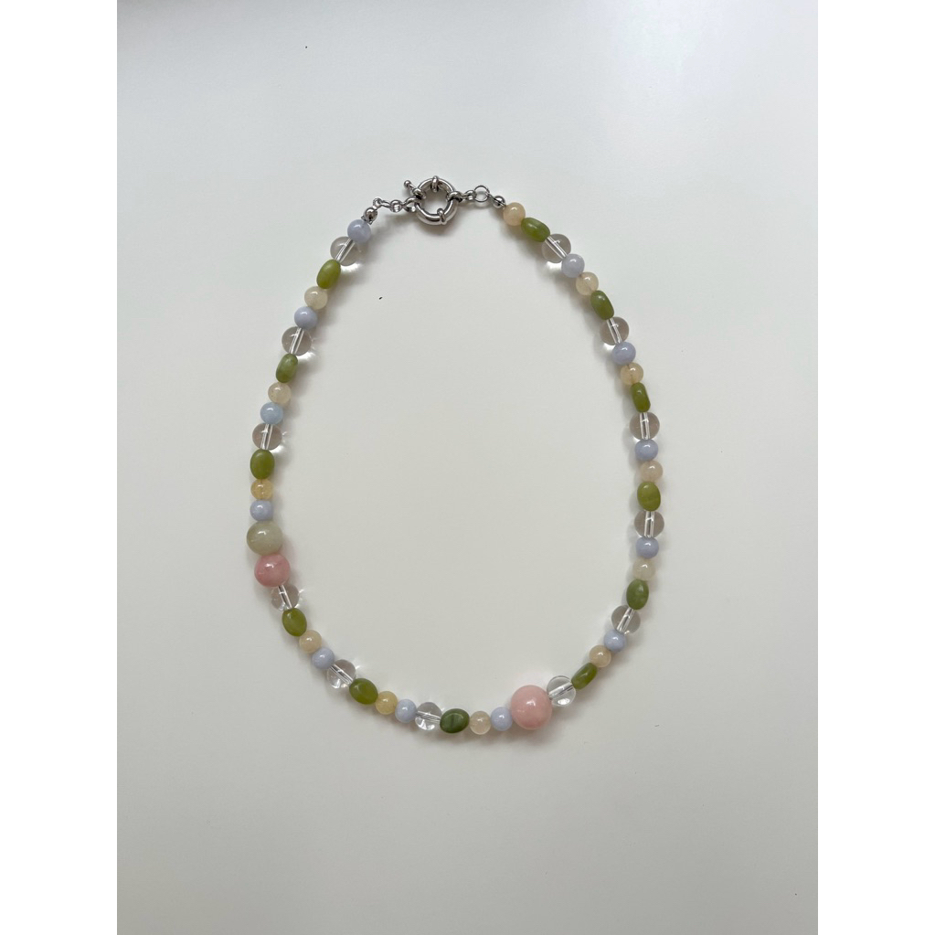 SMB - สร้อยคอหินแท้รุ่น “Clearyl”🧊🍴🥛