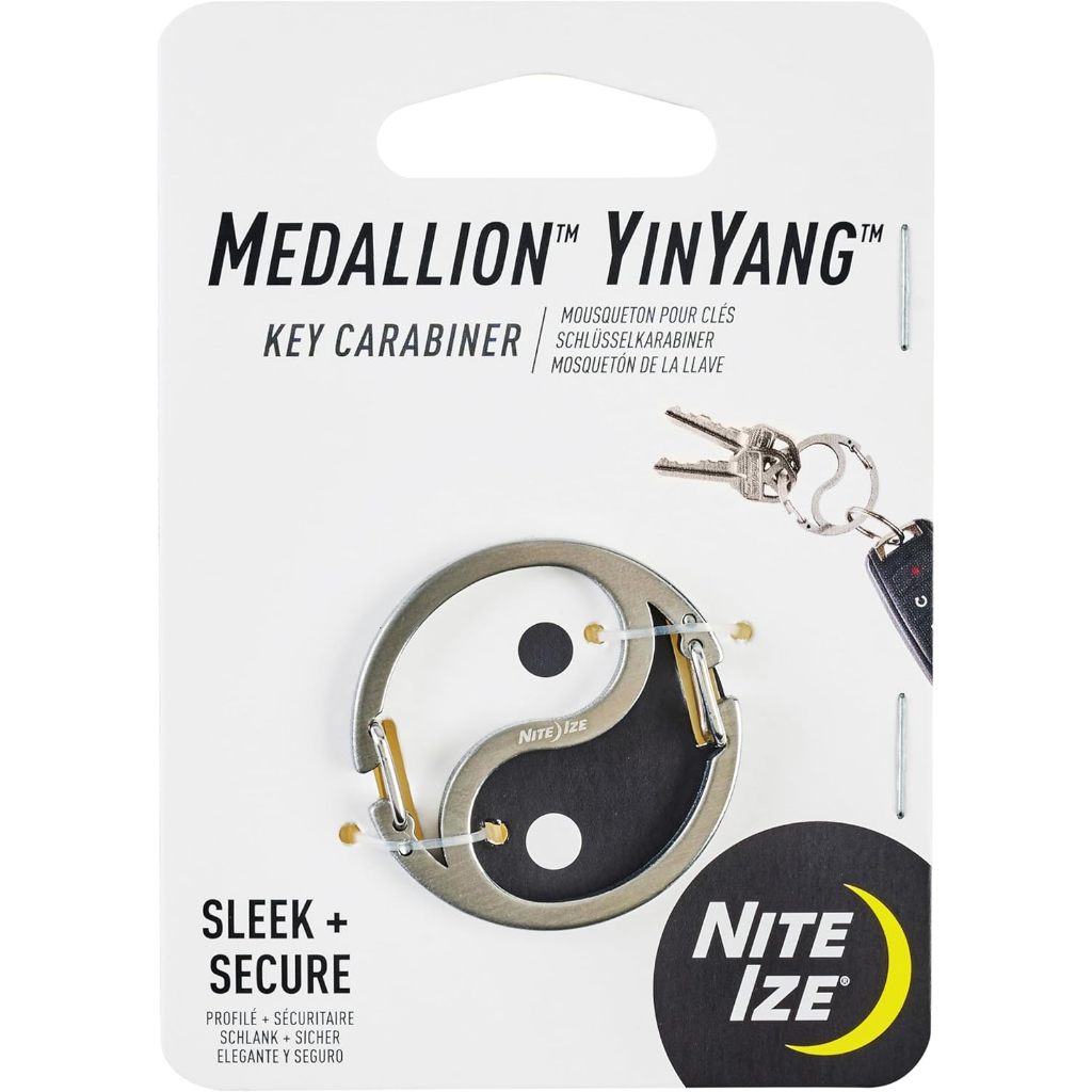 New Medallion YinYang Key Carabiner พวงกุญแจ หยินหยาง