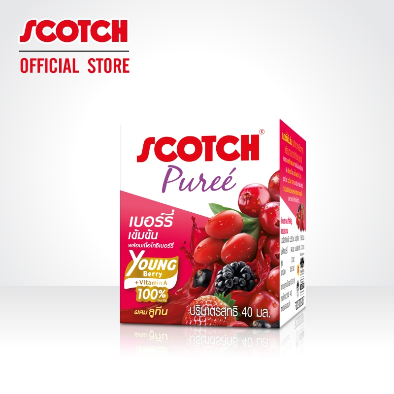 Scotch สก๊อต เพียวเร่ เบอร์รี่สูตรใหม่ เพิ่มยังเบอร์รี่ 40 มล. (แพ็ก 12 ขวด) จำนวน 1 แพ็ก (บำรุงสายตา) - รูปที่ 3