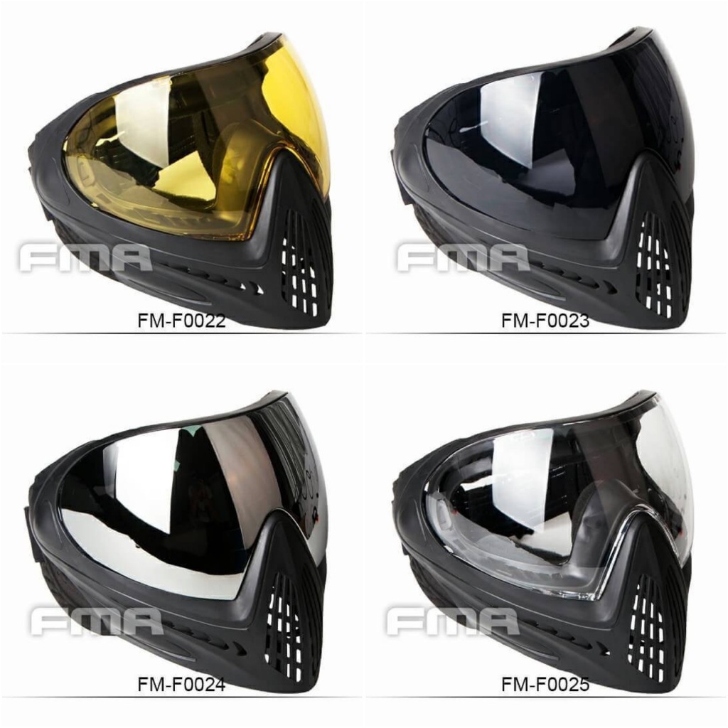 หน้ากากFMA F1 เต็มหน้า เลนส์ปรอท/ใส/ดำ/เหลือง