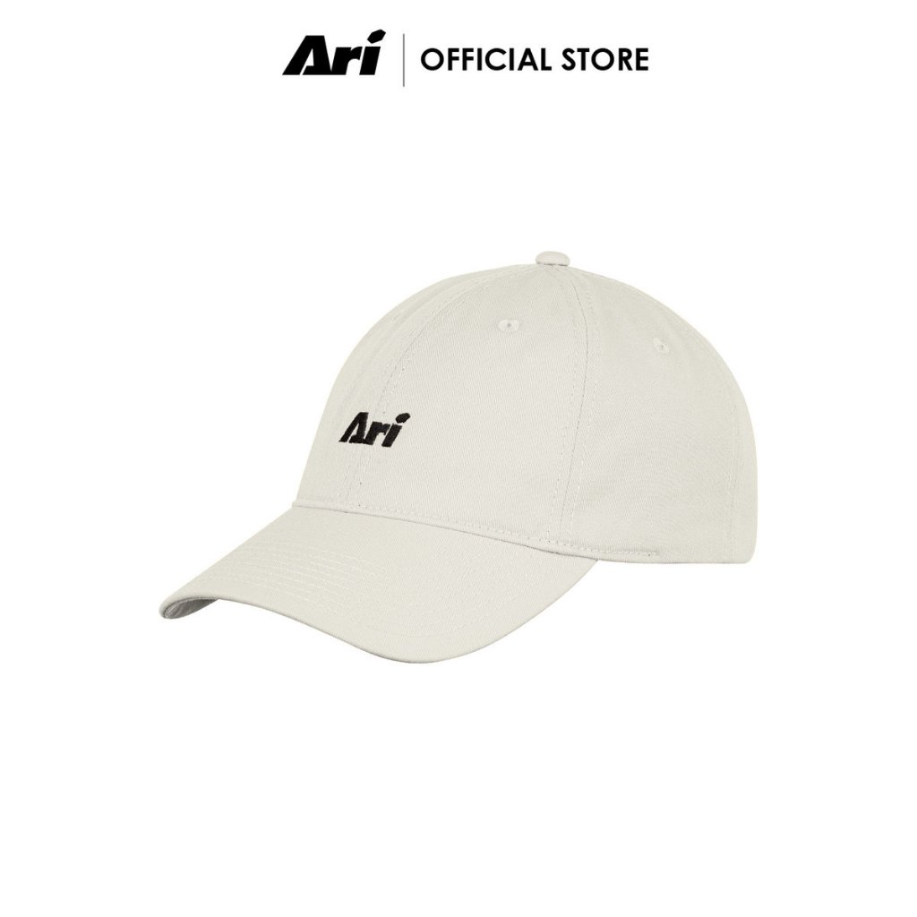 ARI ESSENTIAL MINI LOGO CAP - BONE (AHW1524-09) หมวก อาริ ESSENTIAL MINI LOGO สีขาว