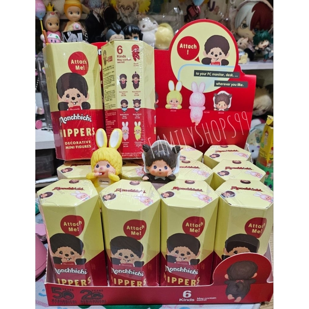 Monchhichi hipper Sonny angel แท้พร้อมส่ง ส่งด่วนส่งไว