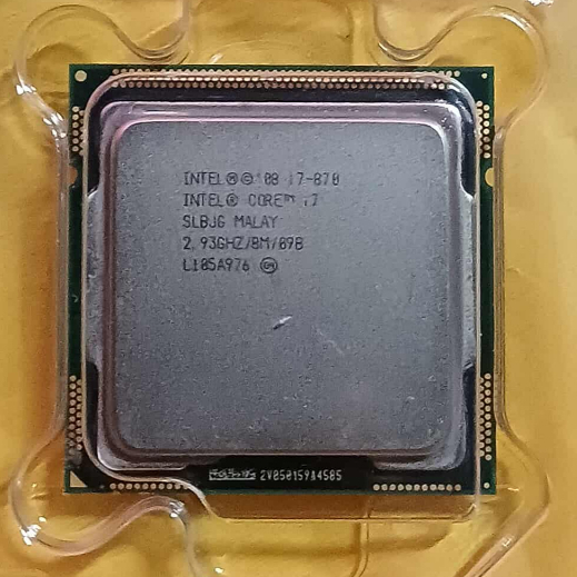 Intel Core i7-870 processor 2.93 GHz 8 MB L3 LGA 1156 (Socket H)