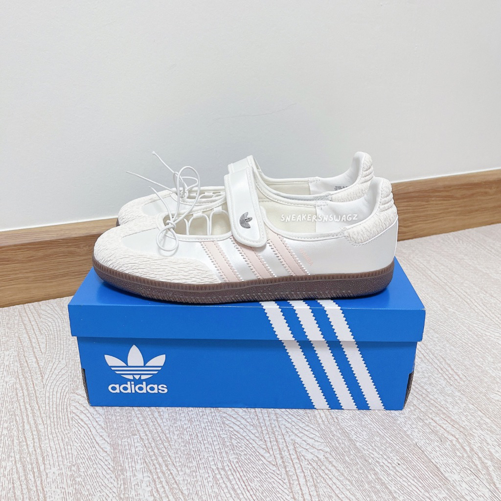 [พรีออเดอร์ ของแท้ 100%] Adidas Samba Jane - (JR4482) Color: Cloud White/Pink