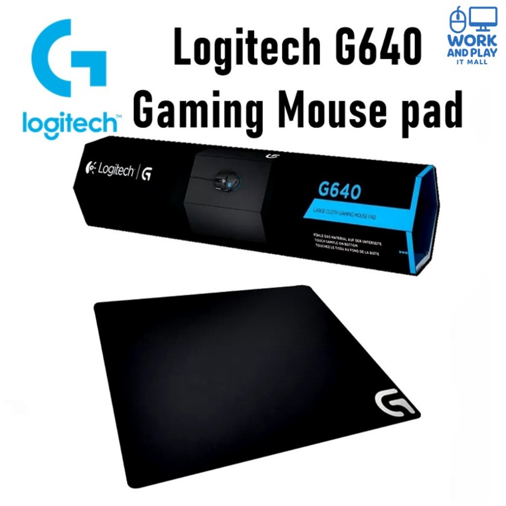 แผ่นรองเม้าส์เกมมิ่ง⚡️ LOGITECH G640 G440 G240 G740 Large Cloth Gaming Mouse pad - Black