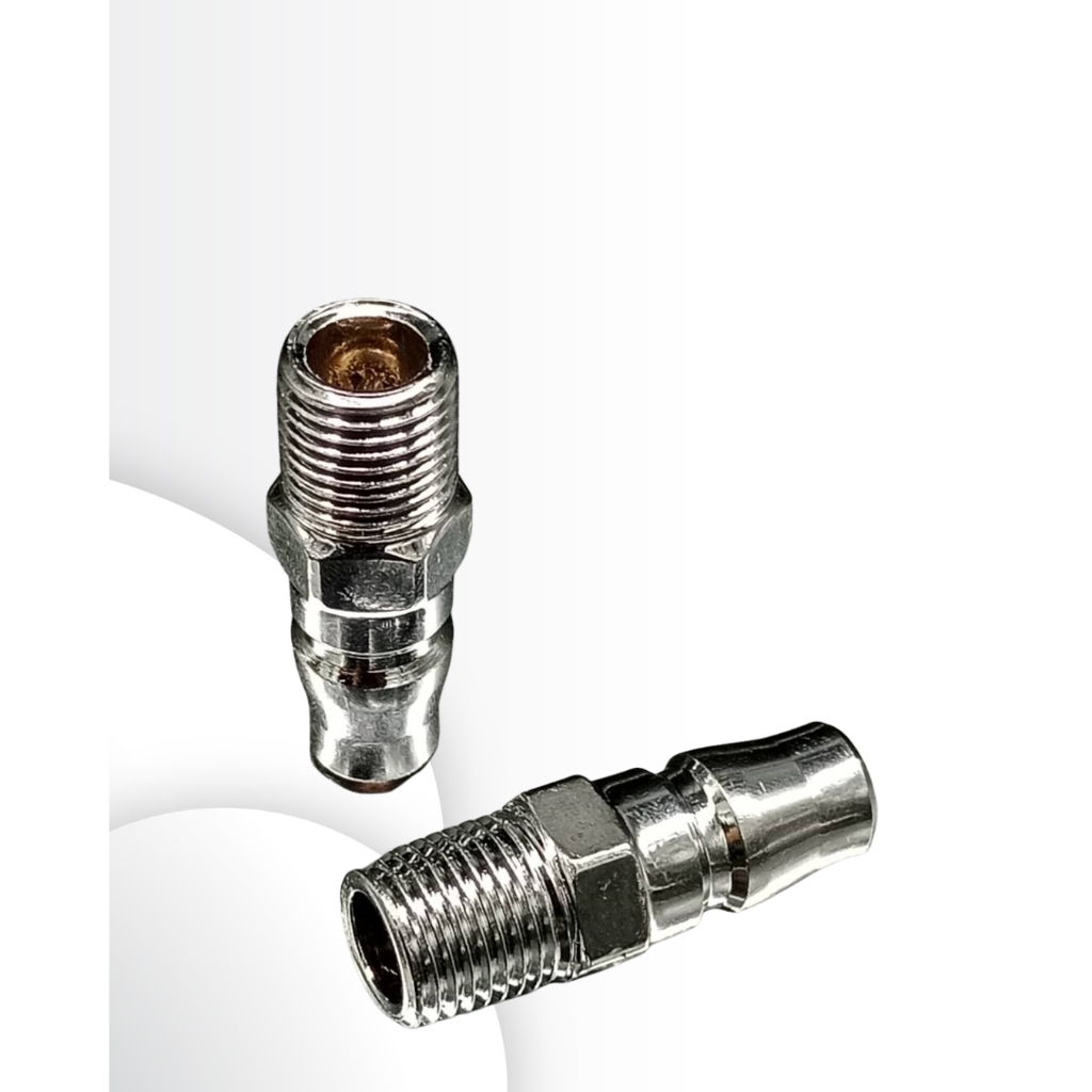 20PM ข้อต่อสวมเร็ว คอปเปอร์ลม ข้อต่อเกลียวนอก ตัวผู้ขนาด สแตนดาร์ด รุ่น 20PM เกลียวนอก 1/4" Plug Hig