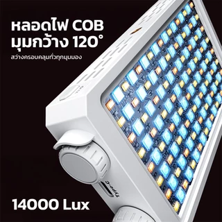Moreno ไฟเสริมเซลฟี่ แบบพกพา 40W แสงไฟปรับได้ 2800K-9000K Warm / Neutral / Cool