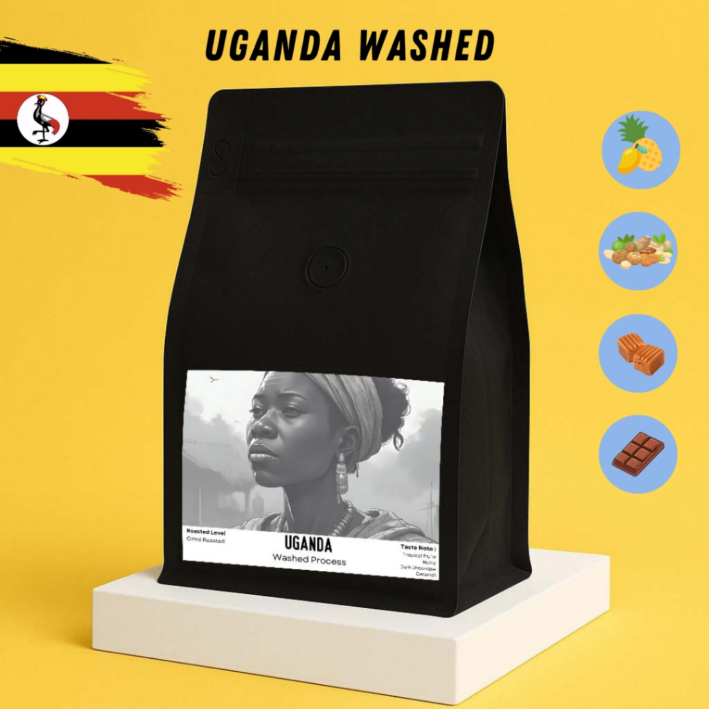 IMport coffee bean เมล็ดกาแฟคั่ว Uganda Washed
