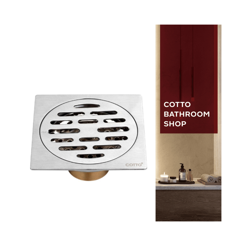 COTTO ตะแกรงน้ำทิ้ง รุ่น CT6404Z2P(HM) STAINLESS FLOOR DRAIN