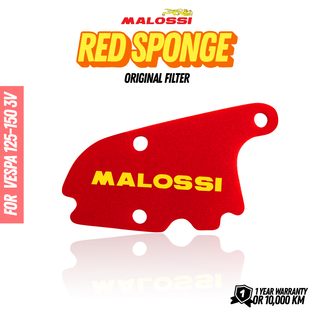 กรองอากาศ MALOSSI สำหรับ VESPA 3V (1416576)
