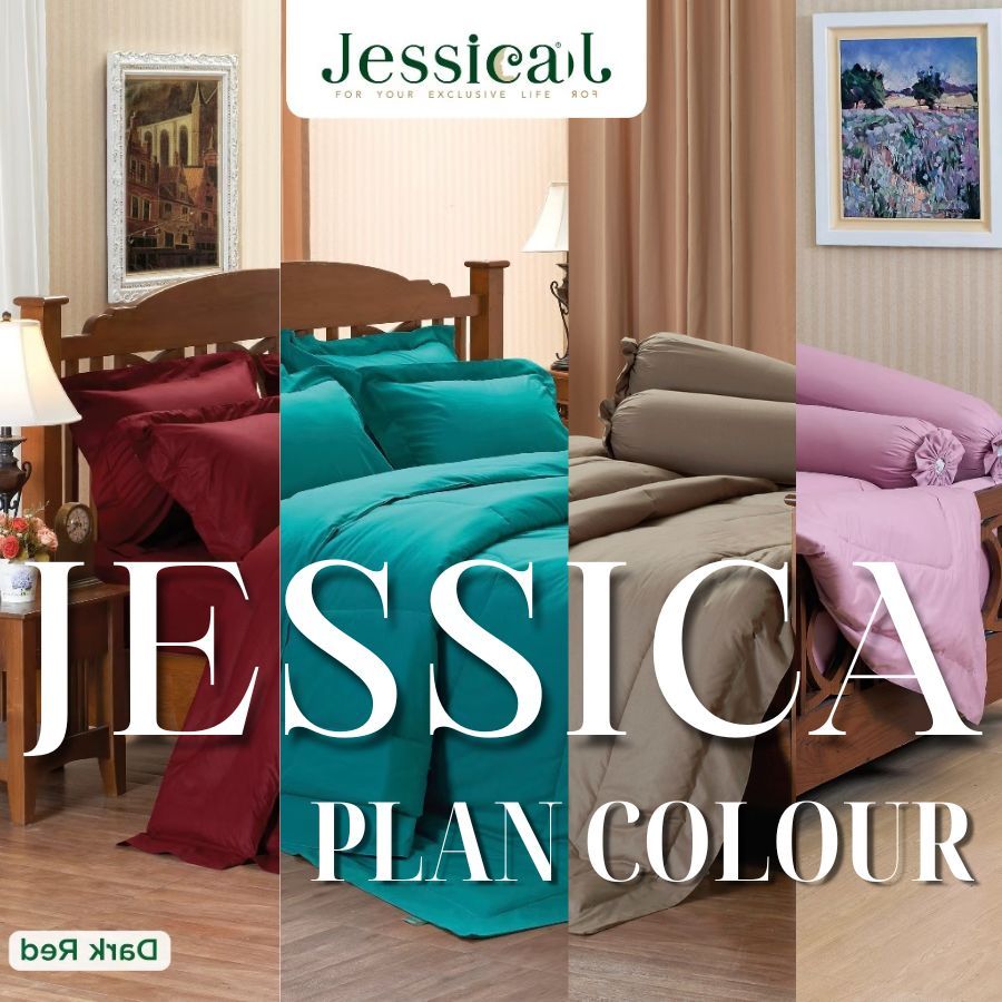 🎉🎉 Jessica 🎉🎉 ผ้าปูที่นอน รวม ผ้านวม คอลเลคชั่นสีพื้น