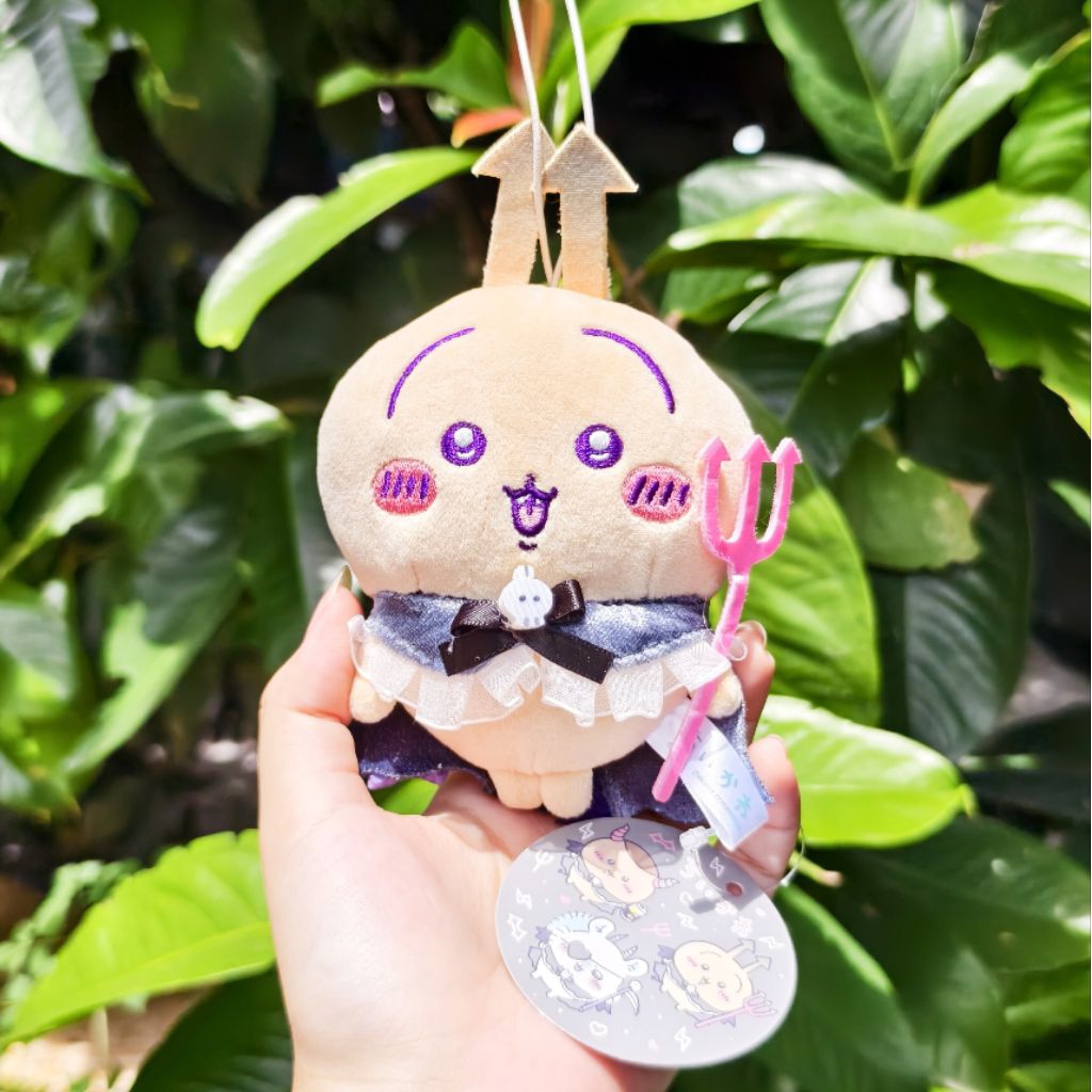 [พร้อมส่ง] Chiikawa Usagi Tenshi Akuma Devil Akuma อูซางิ พวงตุ๊กตาโมมงกะ คอล ปีศาจ