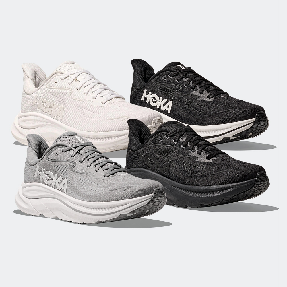 HOKA รองเท้าวิ่ง ผู้ชาย รุ่นCLIFTON 10 WIDE /1162032 (BBLC,BWHT,STLLR,WWH)