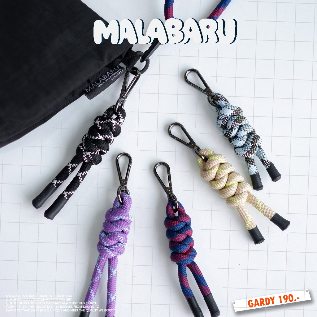 Malabaru 'Gardy' Keychain paracord 8 mm