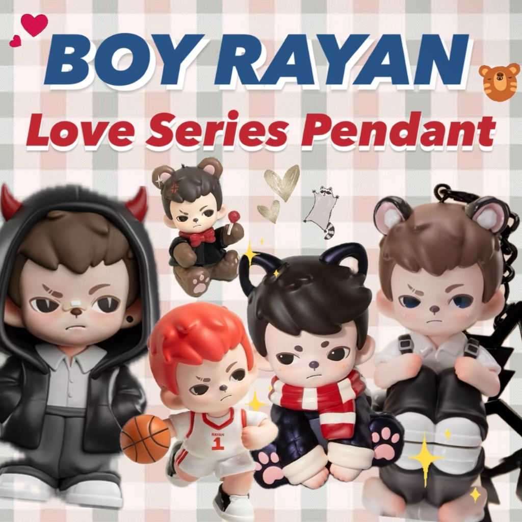 พร้อมส่ง🇹🇭 ลด20% TNT Space Rayan Love Series Pendant 🖤 เลือกตัว เช็กการ์ด