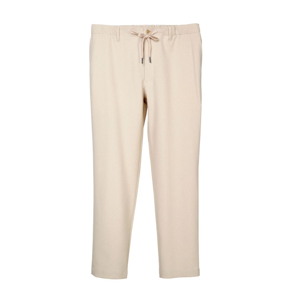 TAKEO KIKUCHI กางเกงขายาว DRY TWEED-LIKE EASY PANTS