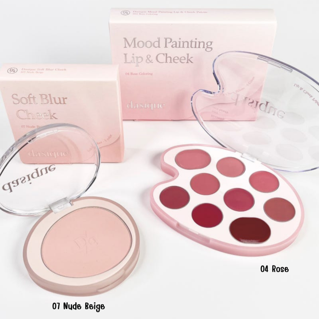 #พร้อมส่ง# DASIQUE Mood Painting Lip & Cheek / Soft Blur Cheek