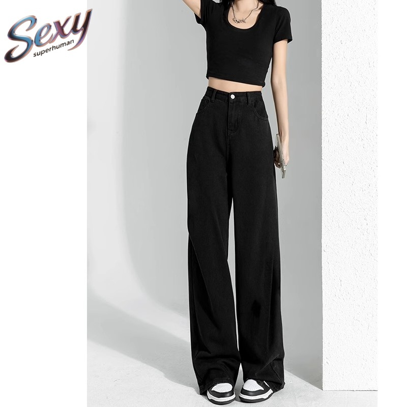 ยีนส์ กางเกงยีนส์ขา ดเอวสูง ขากระบอกใหญ่ วินเทจ ทรงสวย มีครบไซส์ค่ะ เนื้อผ้านุ่มและระบายอากาศได้ดี ส่งไวจากไทย - รูปที่ 5