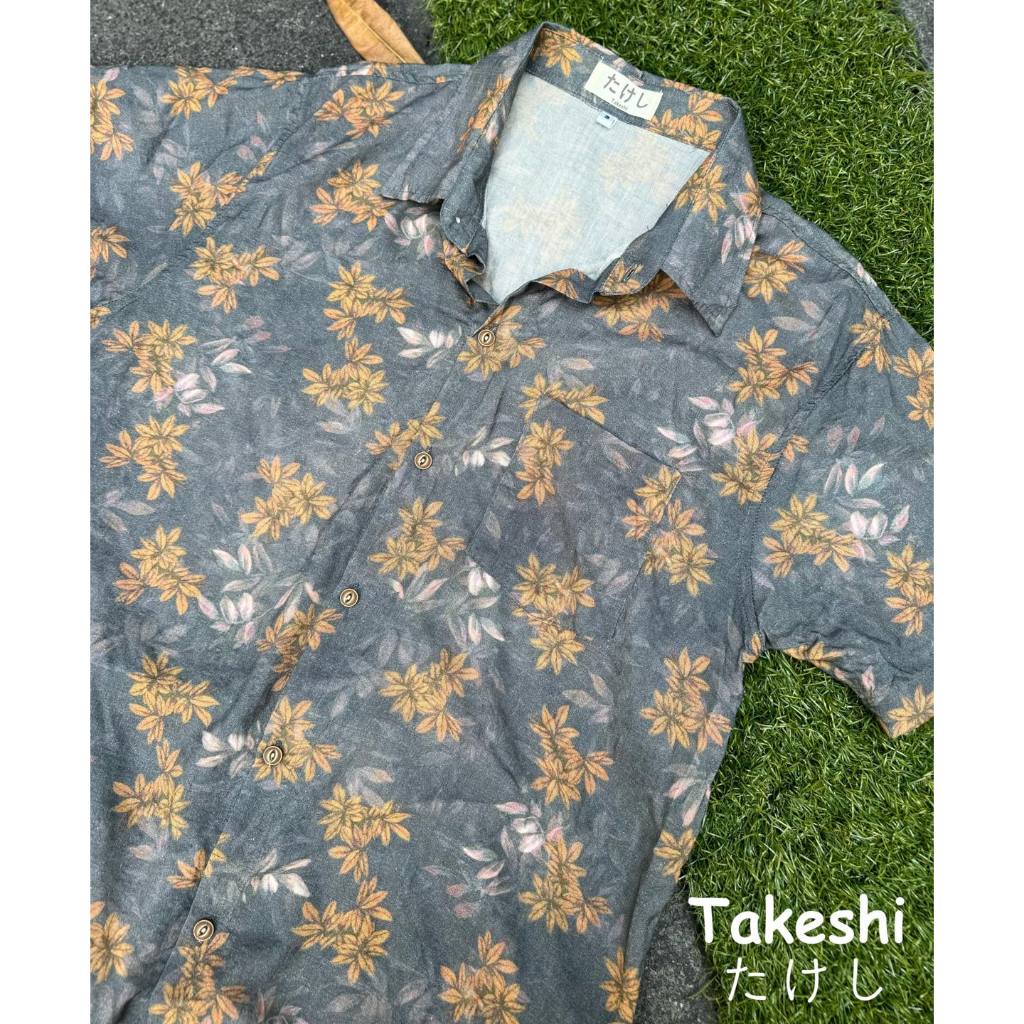 เสื้อเชิ้ตแขนสั้นฮาวาย Takeshi