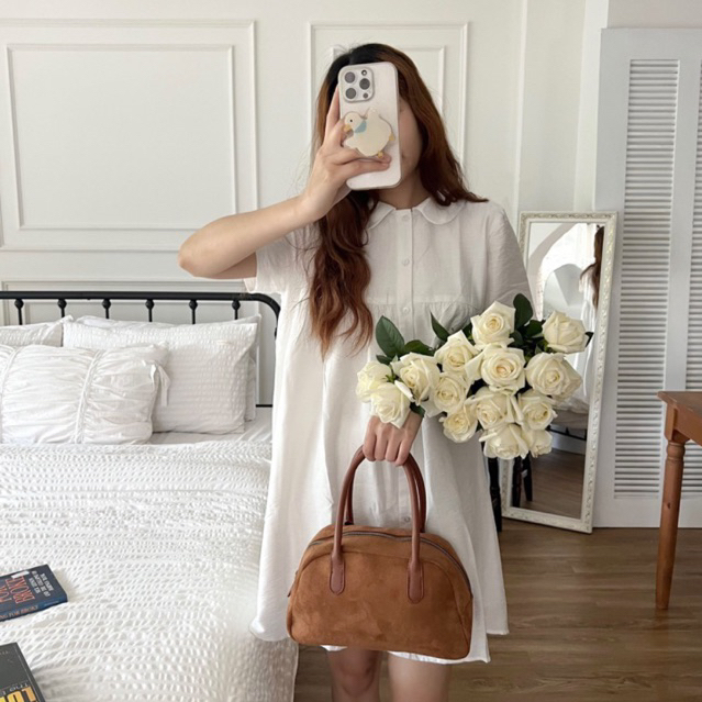 twomileday | hinako mini dress 🍀 มินิเดรส แขนปล่อย คอปกกลม ใครใส่ก็น่ารัก