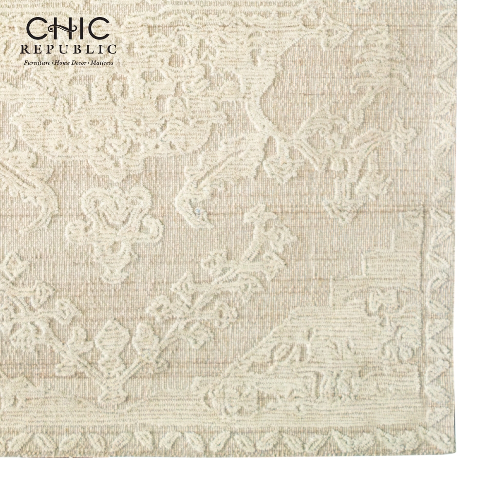 พรม CHIC REPUBLIC VELORA 200X240 ซม. สีขาว_1