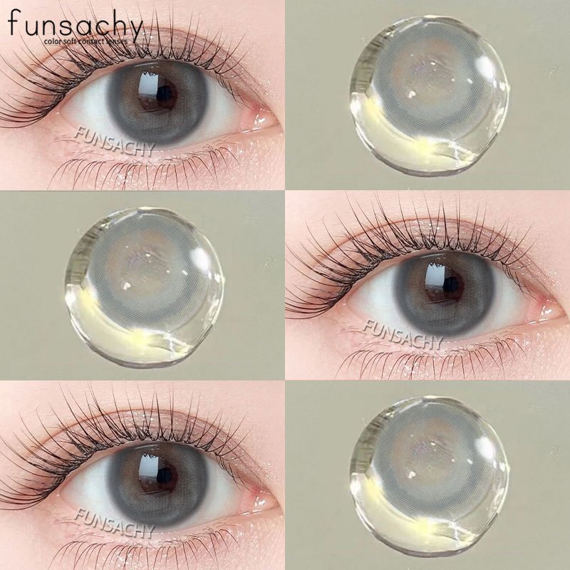 samal ซีรีย์ คอนแทคเลนส์สีธรรมชาติ คอนแทคเลนส์สวยๆ กล่องละ 2 ชิ้น สามารถใช้งานได้ 1 ปี FUNSACHY
