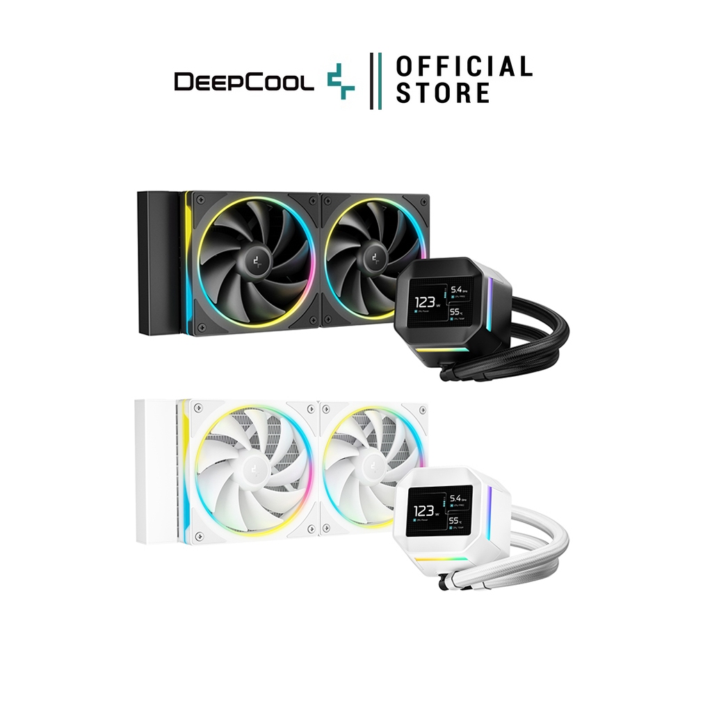 ชุดน้ำระบายความร้อน DEEPCOOL - CPU COOLER LM240 / LM240 WHITE
