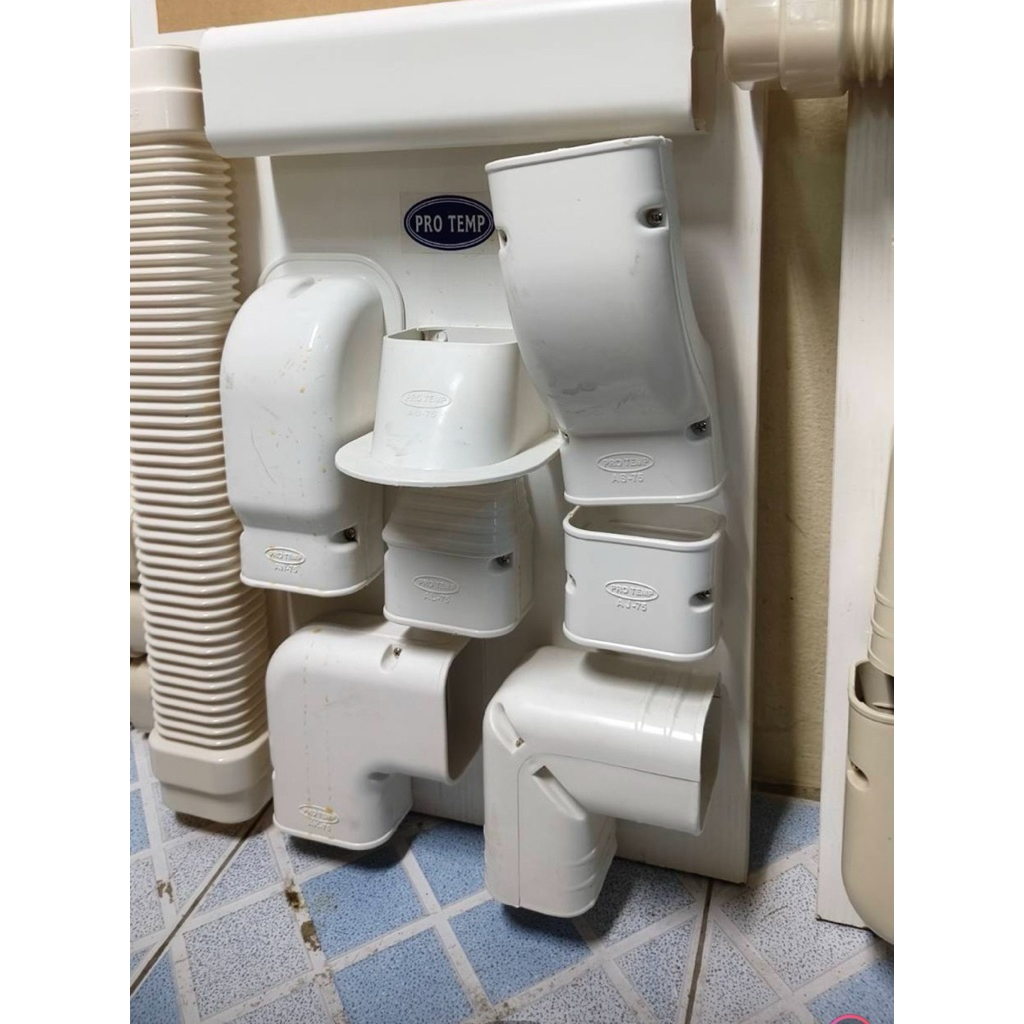 อุปกรณ์ รางครอบท่อน้ำยาแอร์ ขนาด75 มม.ราคาโรงงาน