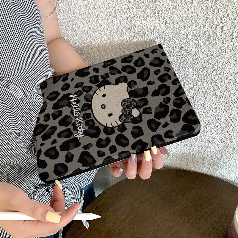🔥จัดส่งภายใน24ชั่วโมง🔥เคสไอแพด Hellokitty Gen11 Air7 13 Pro13 Air7 11 Gen9 ลายเสือดาว เคสiPad Air5 - รูปที่ 6