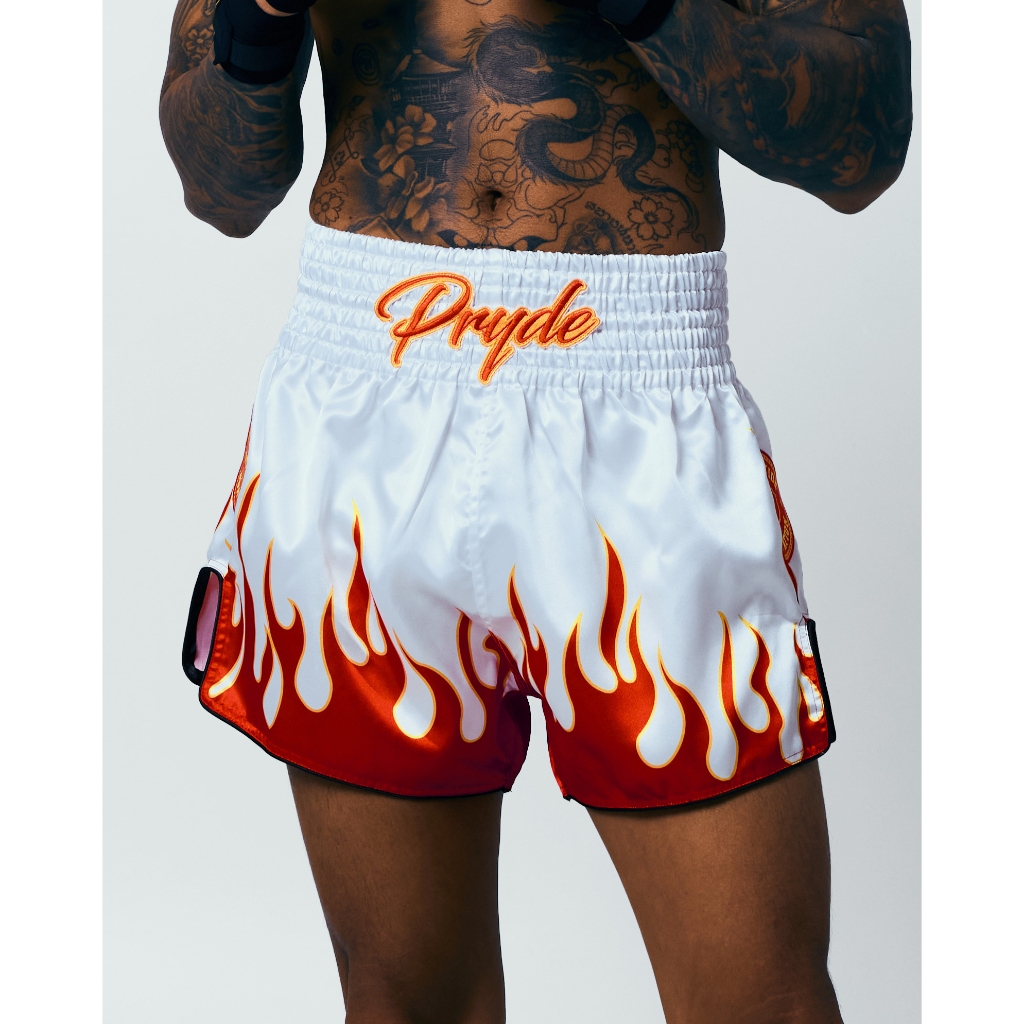 กางเกงมวยลายไฟ  FLAME SHORTS