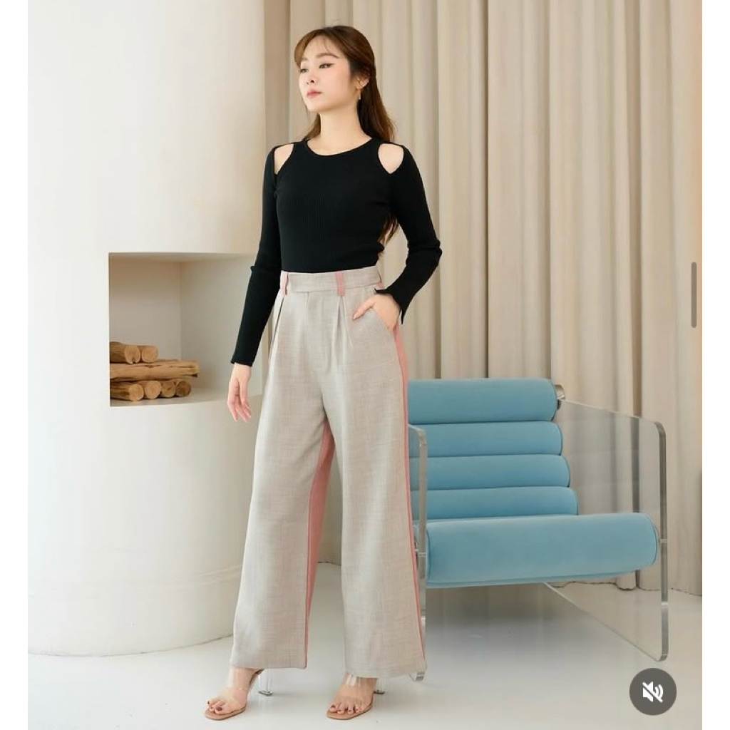 Shuuxme GiGi pants 🌸 Pink (two-tone) size M